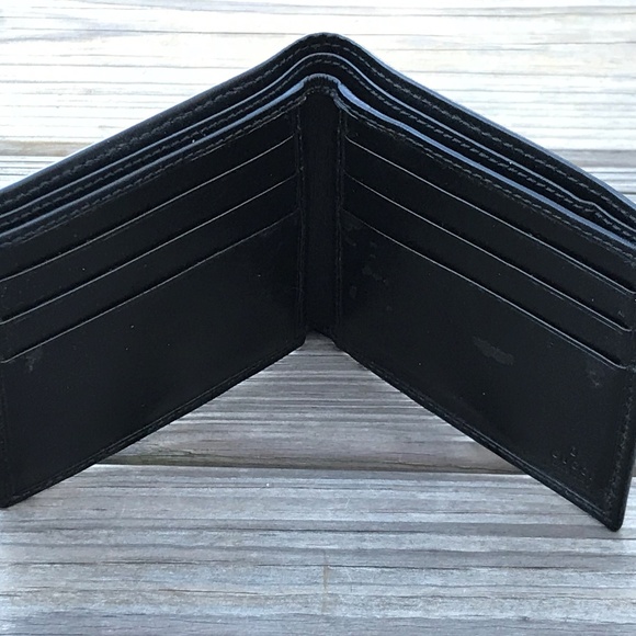 Gucci Men Wallet Authentic Black Bi fold Card Hold - Picture 8 of 8